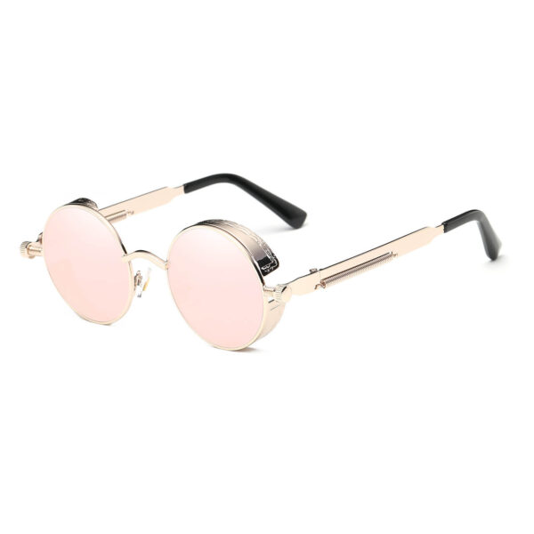 Okulary przeciwsłoneczne Mirai Optics Lenon różowe/złote